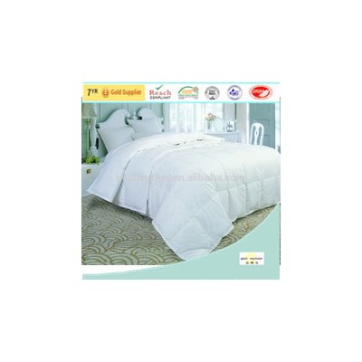 Oeko-Tex Certificated light soft white goose down quilt for 5 star hotel